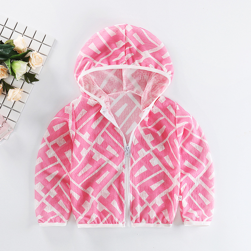 

Baby / Girl Letter A Print Sun-proof Hoodie