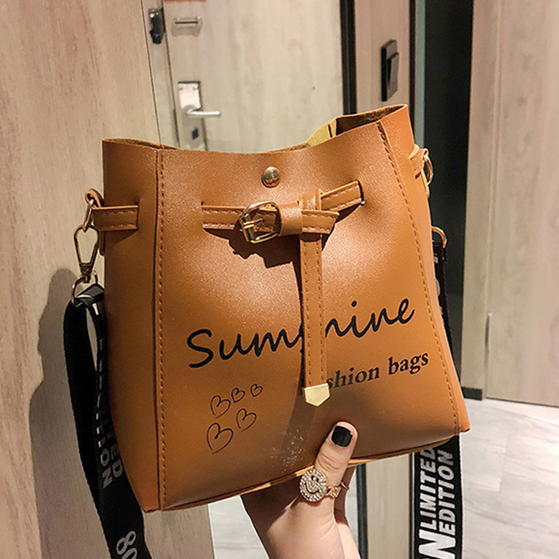 

Sweet Letter Print Crossbody Bag