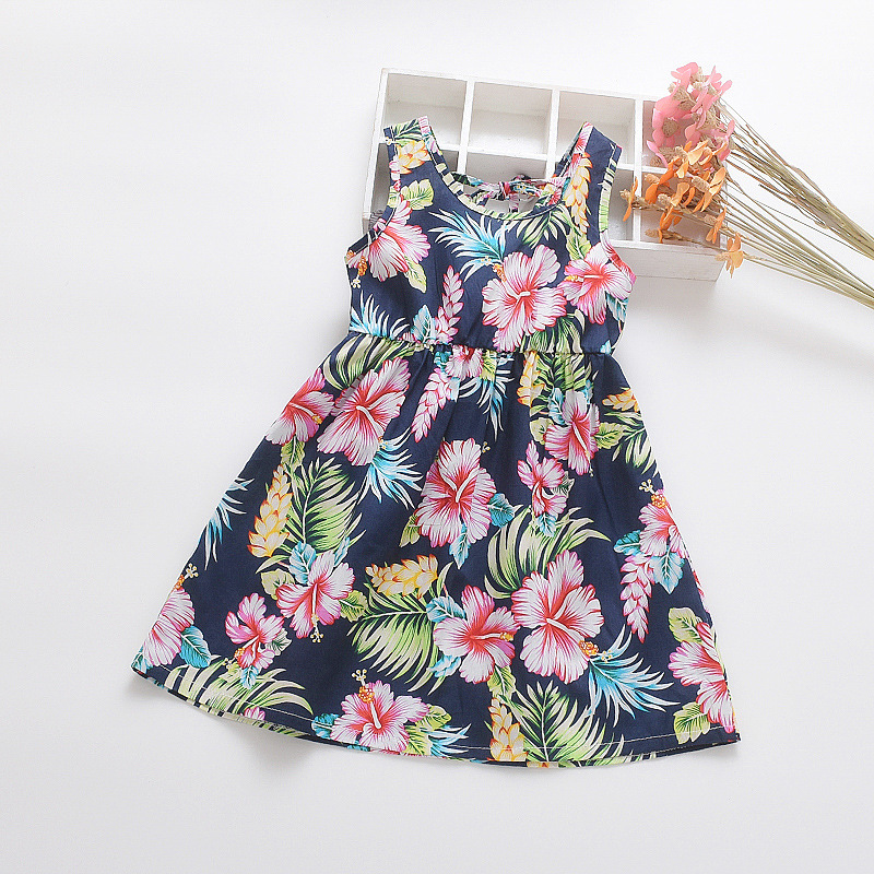 

Baby Floral Print Sleeveless Dress