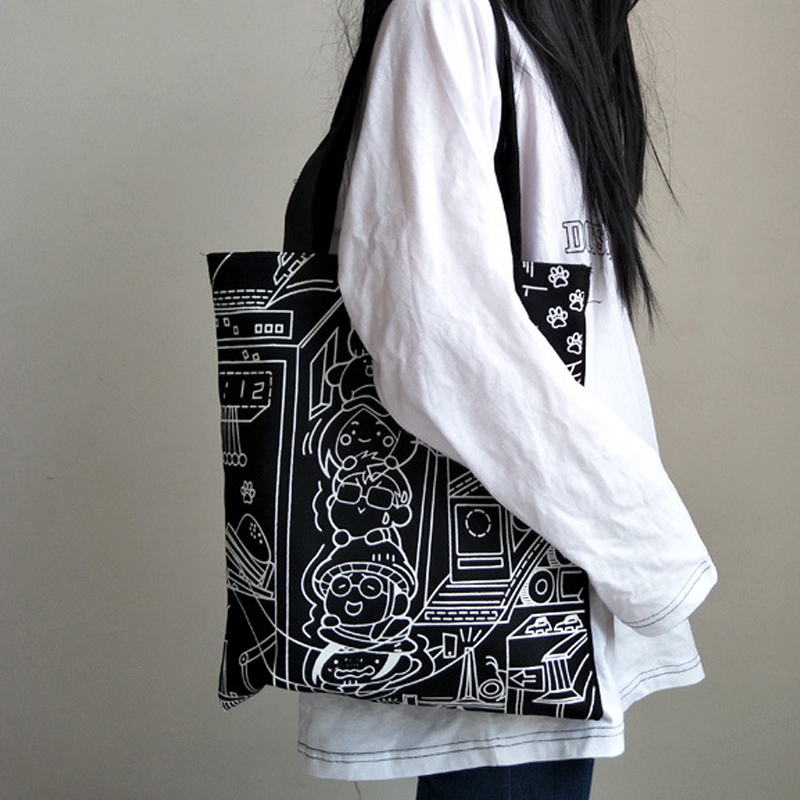 

Cute Large Capacity Canvas Shoulder Bag