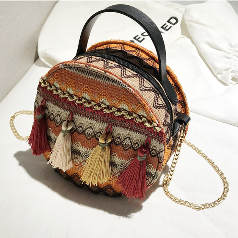 

Stylish Boho Tasseled Crossbody Bag