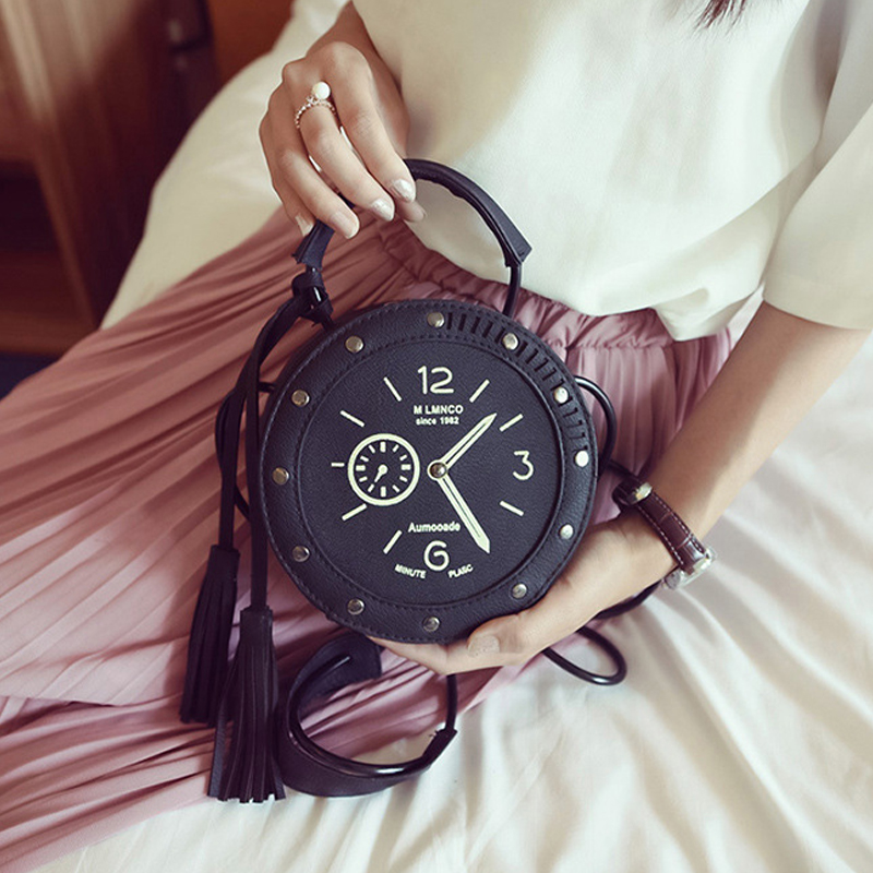 

Stylish Clock Design Crossbogy Bag