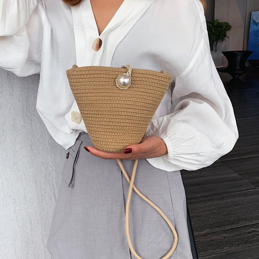 

Casual Braiding Design Crossbody Bag