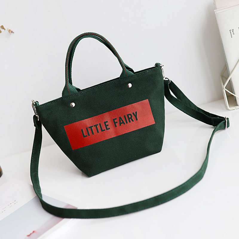 

Letter Print Decor Crossbody Bag