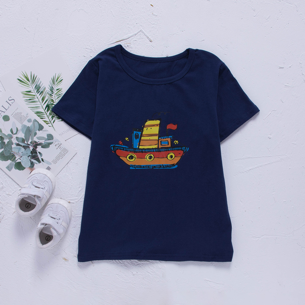 

Boat Printed Short-sleeve Tee for Kid