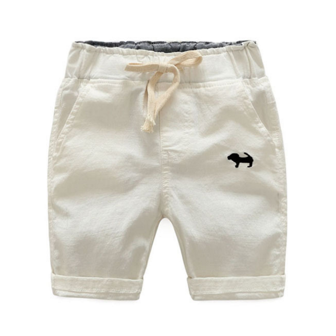 

Stylish Dog Embroidery Drawstring Design Shorts for Baby Boy and Boy