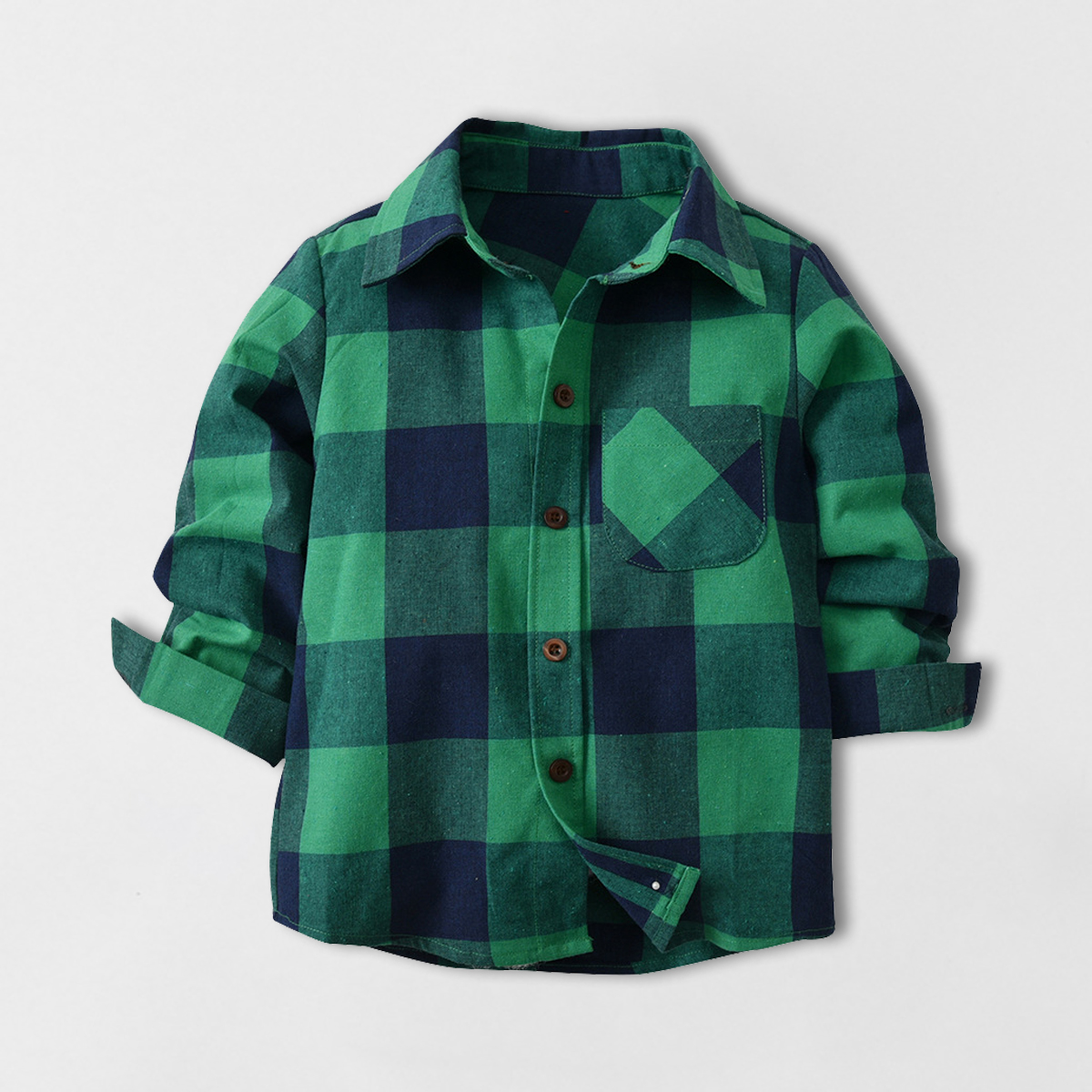 

Long Sleeve Checkered Shirt