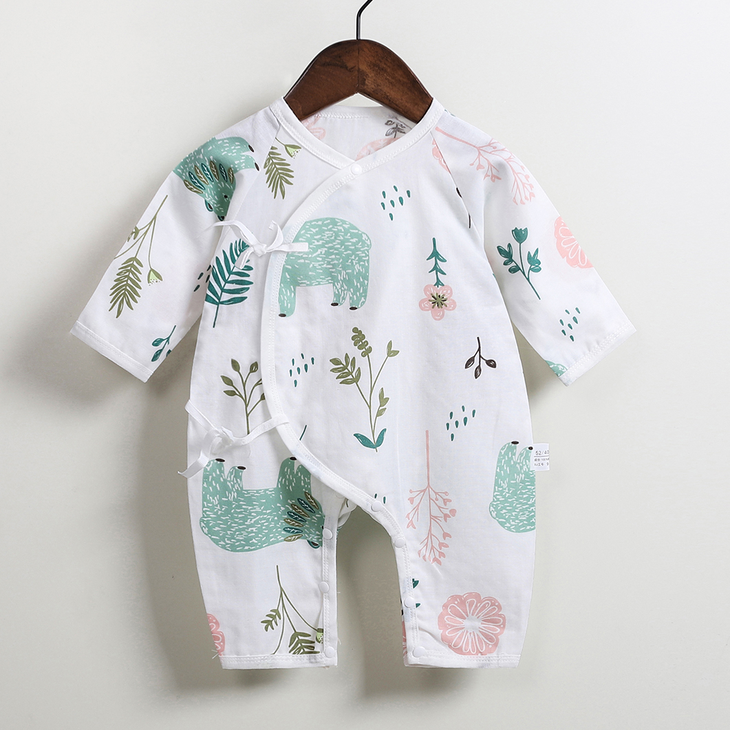 

Baby / Toddler Floral Bear Pattern Bodysuit