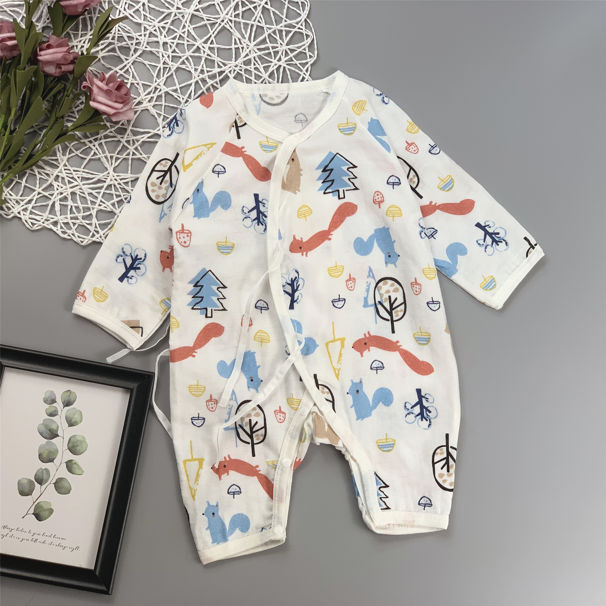 

Baby / Toddler Squirrel Long-sleeve Pajamas Jumpsuit