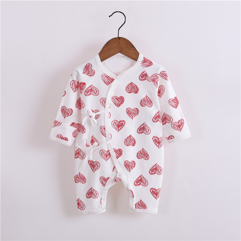 

Baby / Toddler Girl Heart Allover Breathable Long-sleeve Pajamas