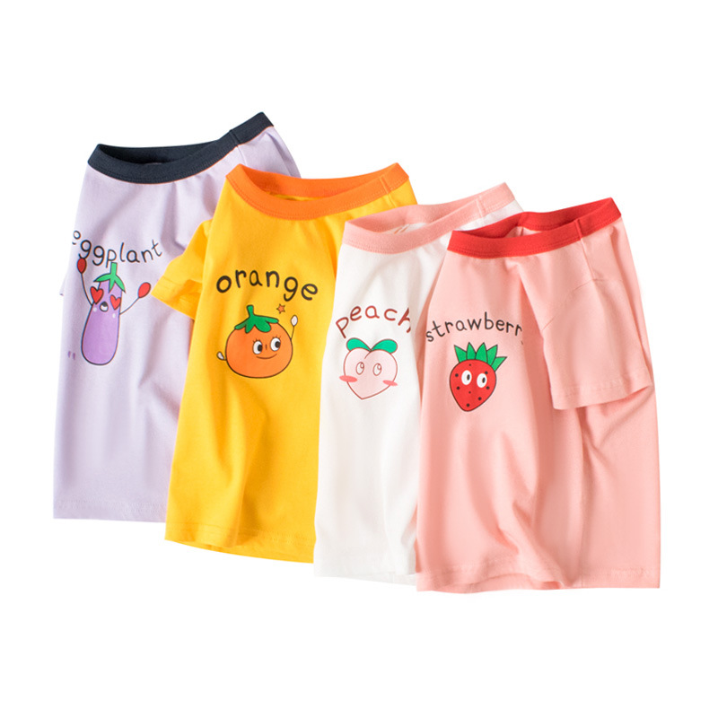 

Baby / Toddler Girl Adorable Orange Print Tee