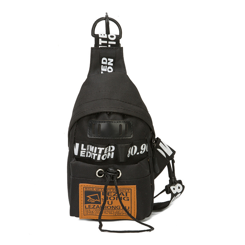 

Letter Graphic Chest Bag Sling Bag