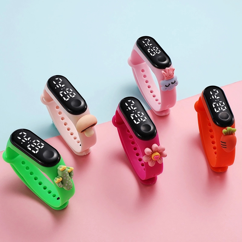 

Kids Cartoon LED Watch Digital Smart Electronic Watch (With Packing Box) (With Electricity)