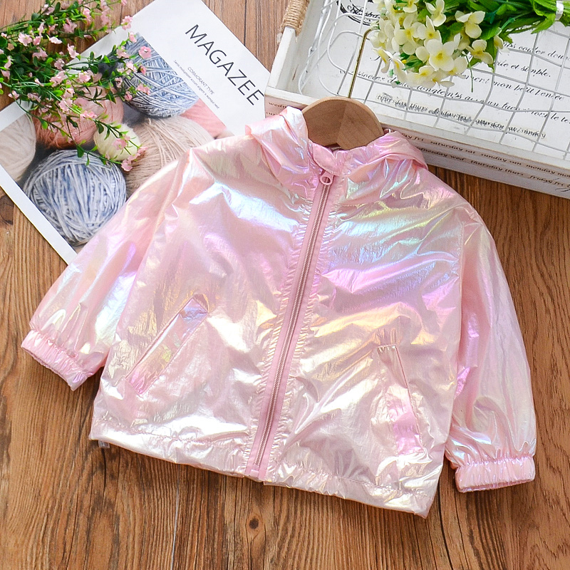 

Baby / Toddler Cool Colorful Hooded Sunproof Coat