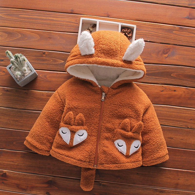 

Baby Girl casual Animal & Fox Long-sleeve Coat & Jacket