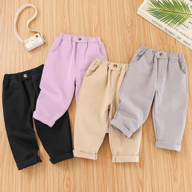 

Baby / Toddler Solid Casual Pants