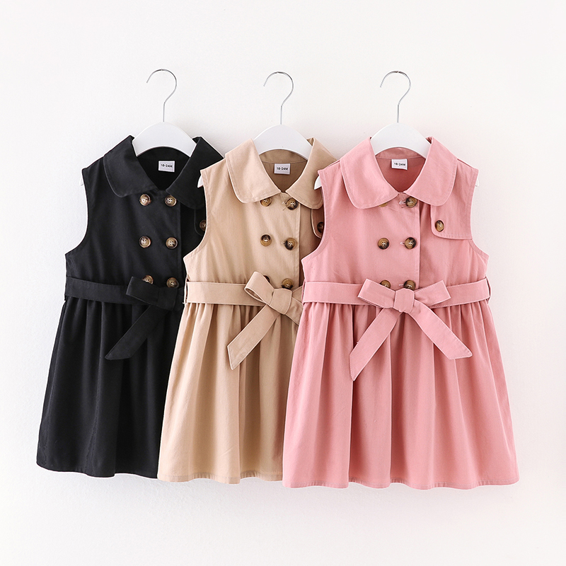 

Toddler Girl Casual Sleeveless Dress