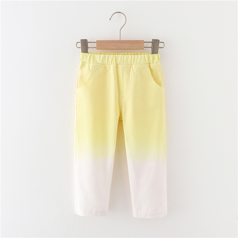 

Toddler Chic Tie Dye Yellow Casual Pants