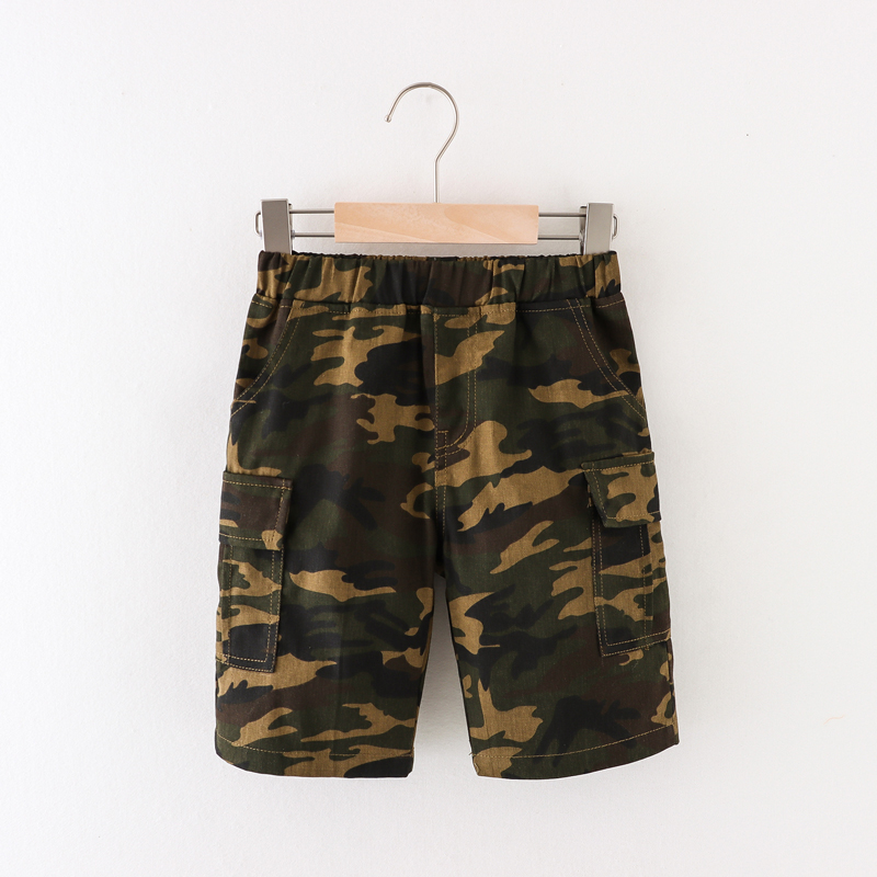 

Toddler Boy Camouflage Shorts with Pocket