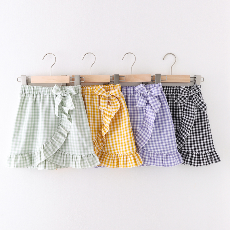 

Toddler Girl Plaid Ruffled Print Skirt