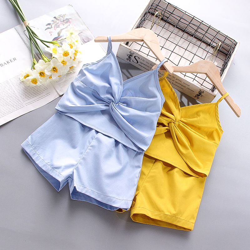 

2-piece Toddler Girl Casual Camisole and Shorts Set