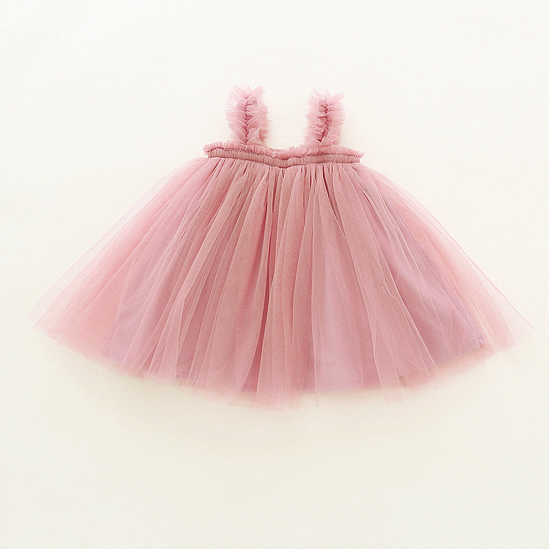 

Baby/Toddler Girl's Sweet Strap Tulle Dress