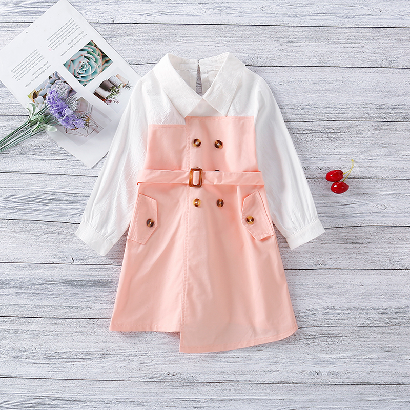 

Baby/Toddler Girl Colorblock Dress