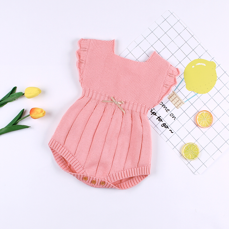 

Baby Flounced Sleeve Cotton Bodysuit