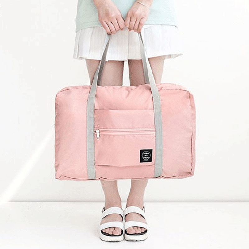 

Trendy Solid Waterproof Cloth Storage Travel Bag