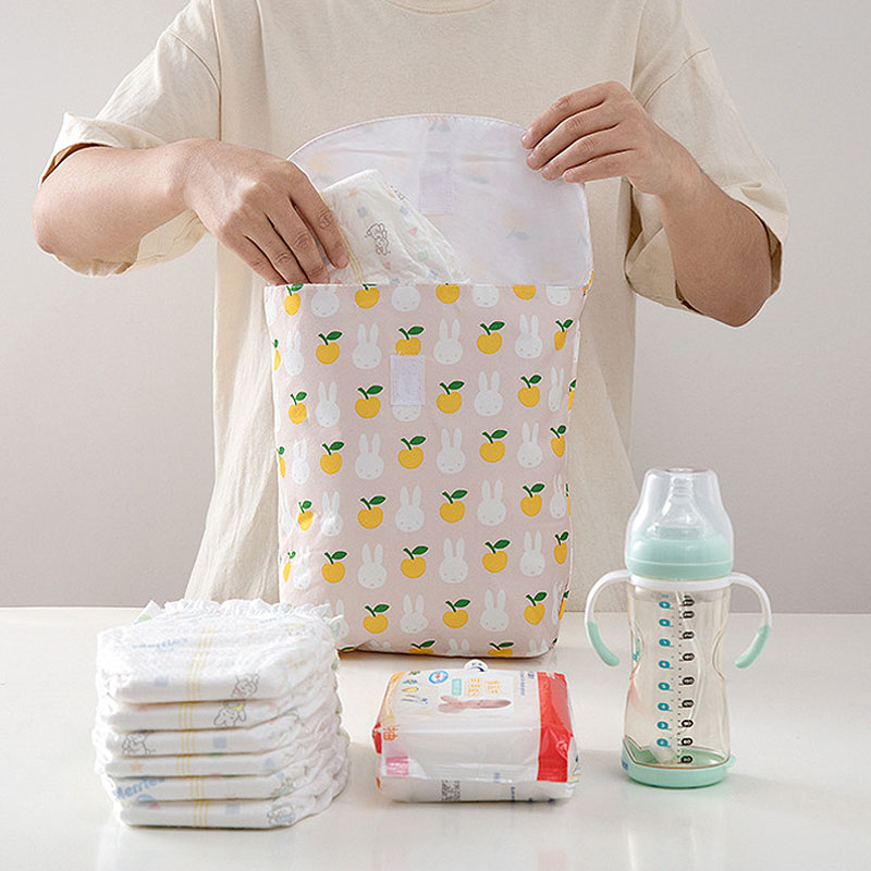 

Cartoon Print Animal Waterproof Hanging Cloth Diaper Wet/Dry Bags