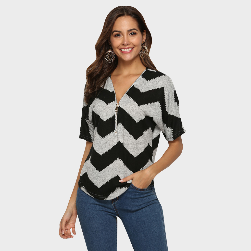 

Stylish Three Quarter Sleeve Tee