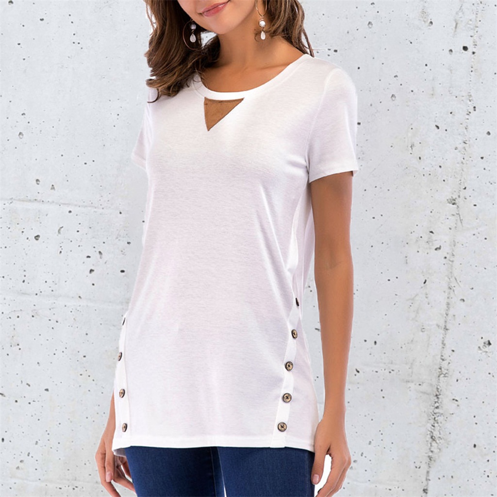 

Stylish Patchwork Short-sleeve Tee