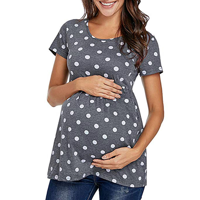 

Trendy Allover Printed Maternity Tee