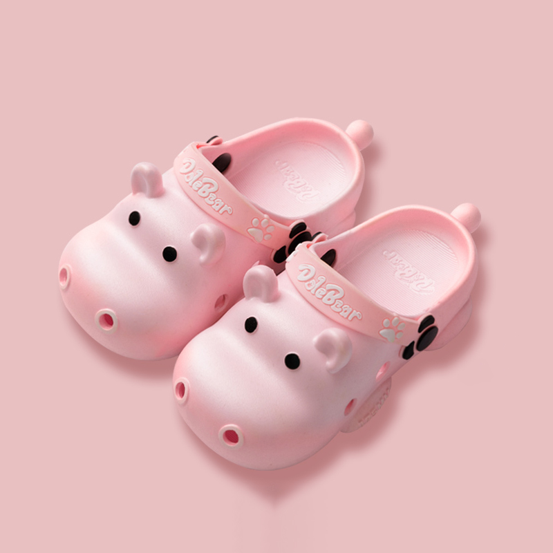 

Toddler / Kid Cartoon Animal Solid Color Hole Shoes