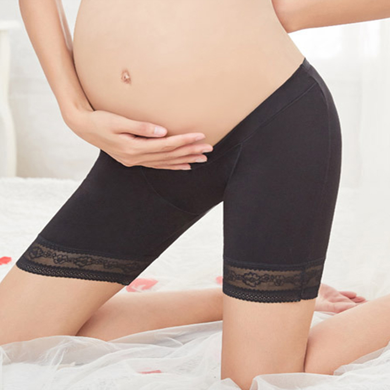 

Maternity Solid Lace Decor Casual Underwear