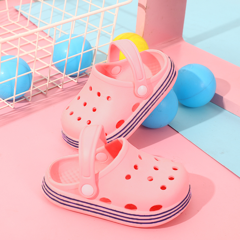 

Toddler / Kid Breathable Pink Hole Shoes