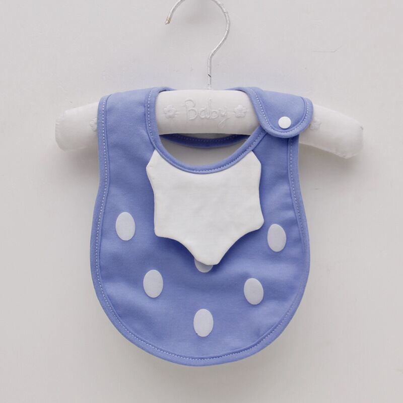 

1-pack Double-layer Waterproof Cotton Bibs