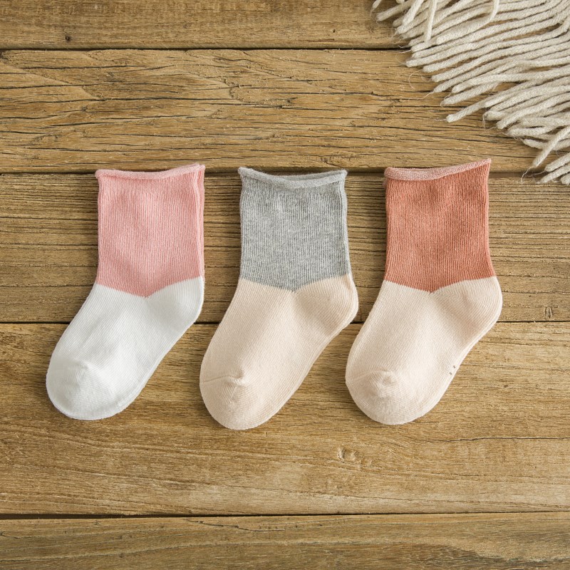 

3-pack Color Block Comfy Baby Socks