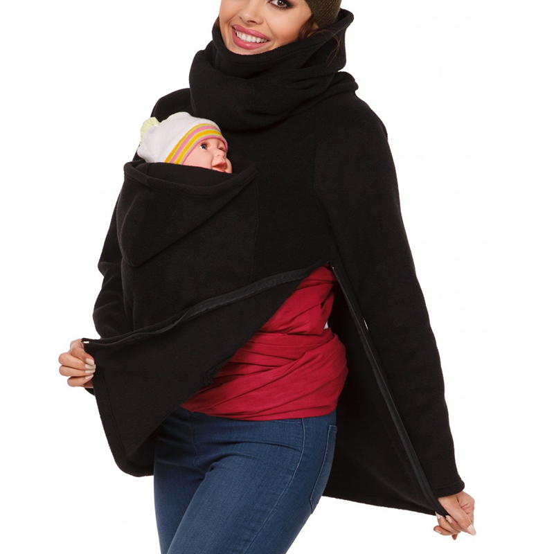 

Multi-functional Babywearing Maternity Long-sleeve Coat