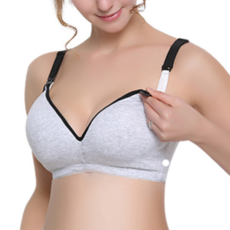 

Basic Solid Cotton Nursing Bra