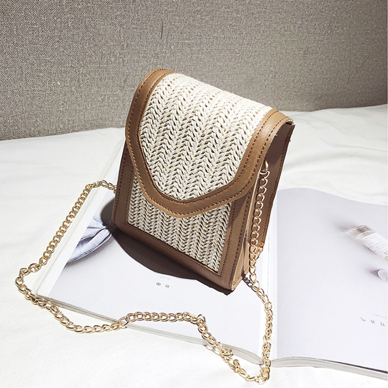 

Vintage Braiding Design Crossbody Bag