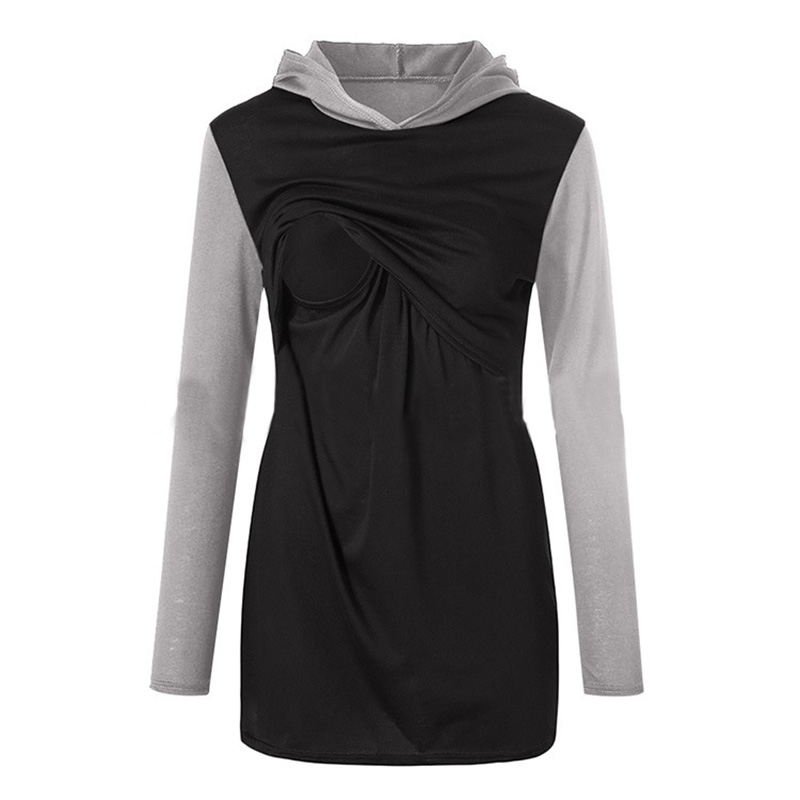 

Casual Long-sleeve Nursing Hoodie