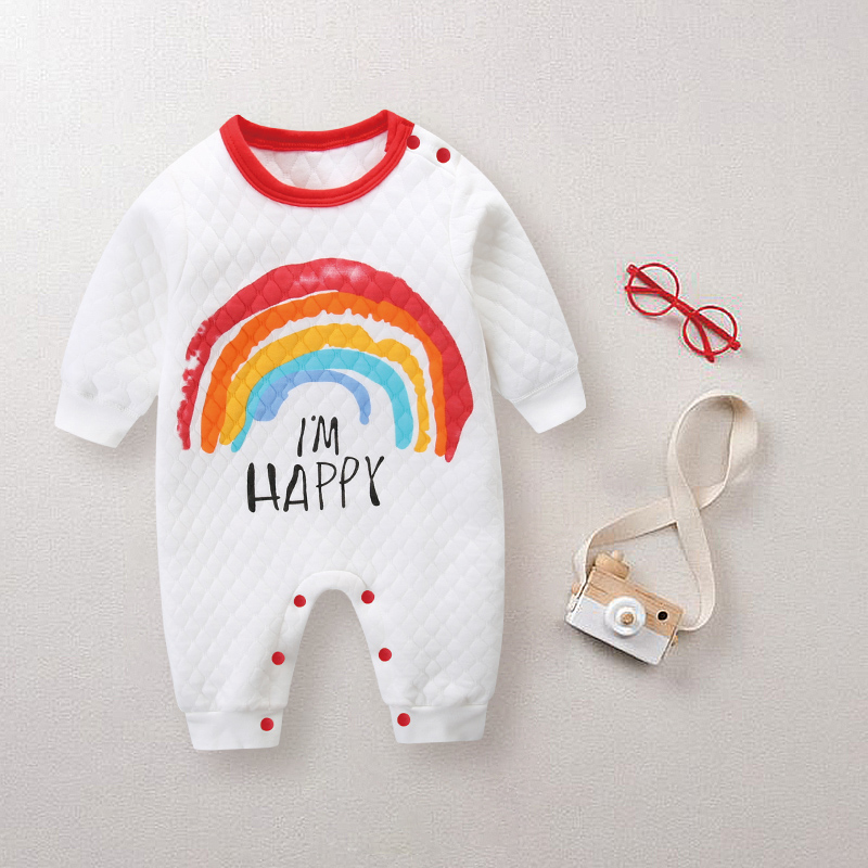 

Baby Rainbow Letter Jumpsuit