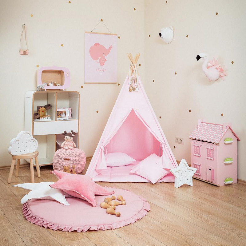 

Trendy Solid Round Floor Mat Play Mat for Baby