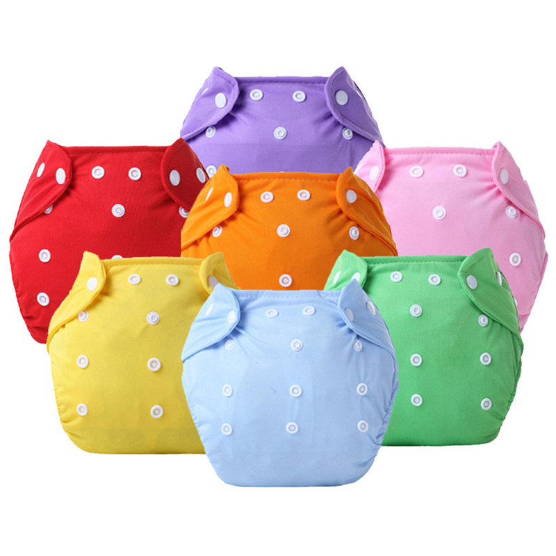 

Reusable Adjustable Solid Cloth Diaper