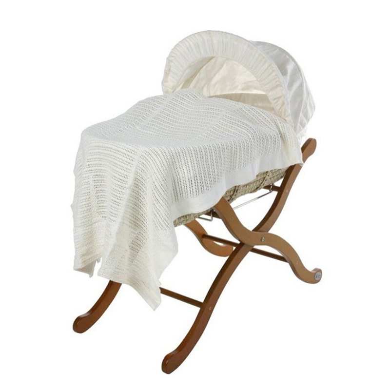 

Breathable Hollow out Knitted Baby Blanket