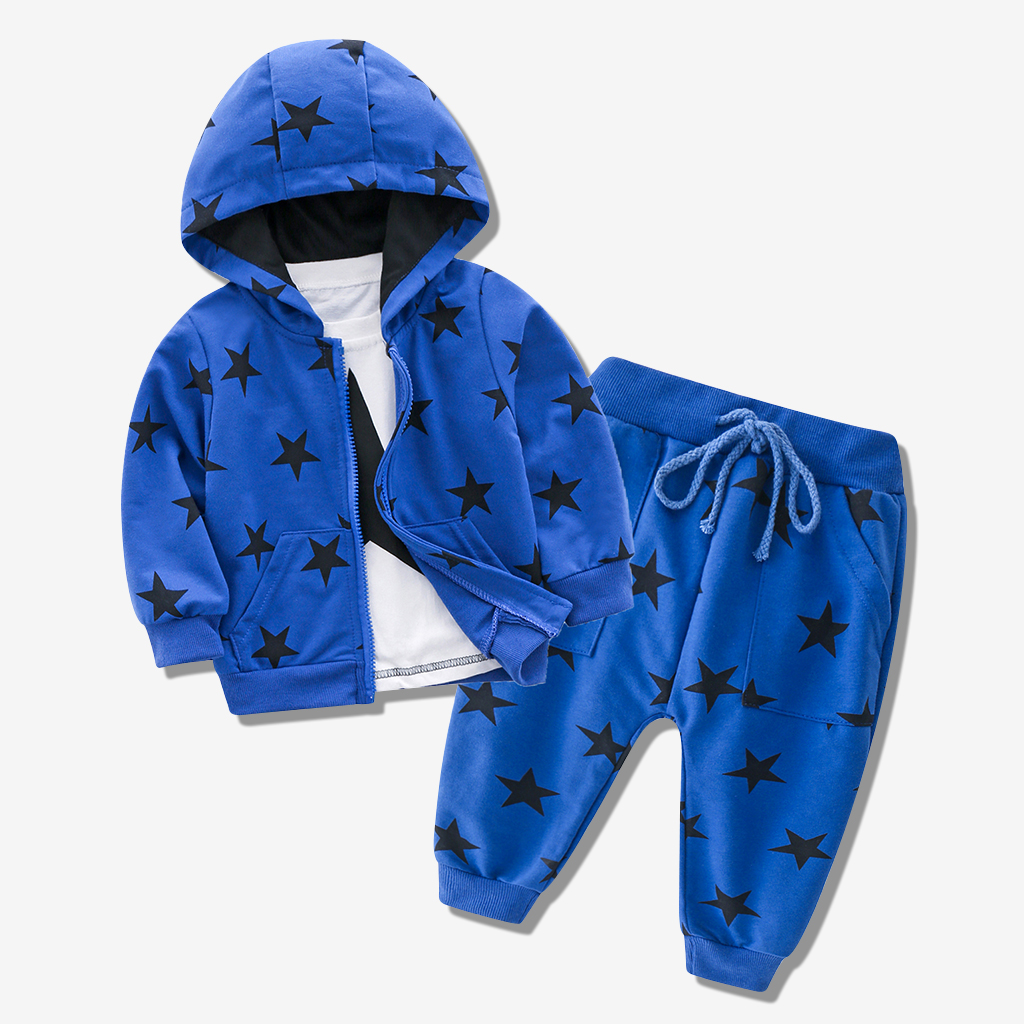 

3-piece Star Printed Set