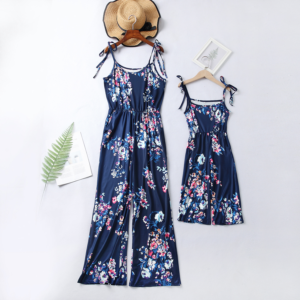 

Floral Sleeveless Matching Jumpsuits