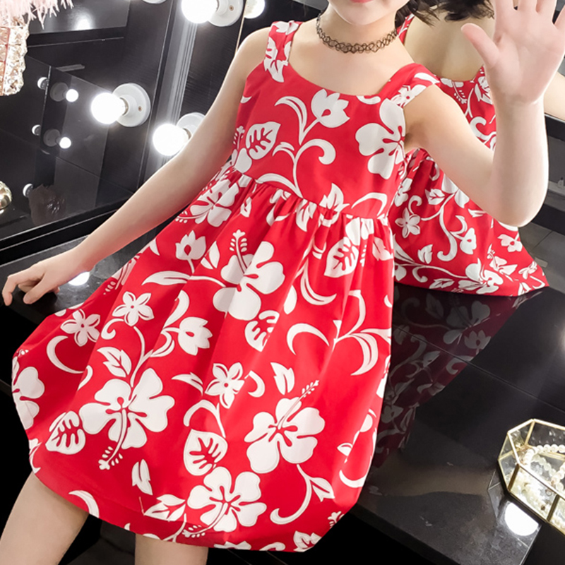 

Fresh Floral Sundress in Red