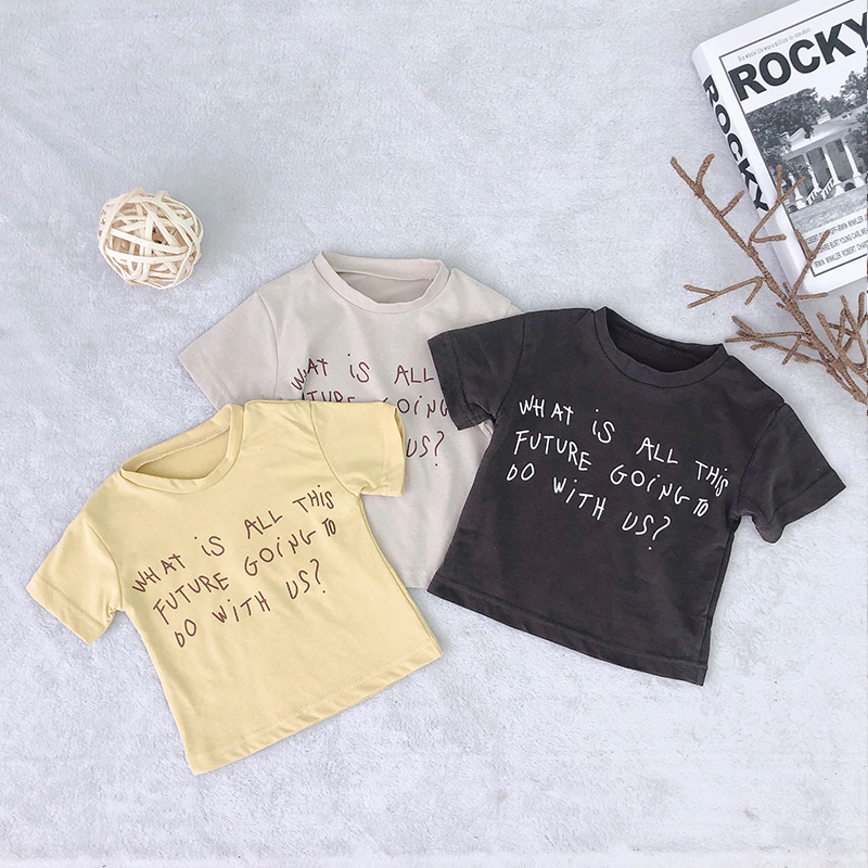 

Baby / Toddler Stylish Letter Print Tee